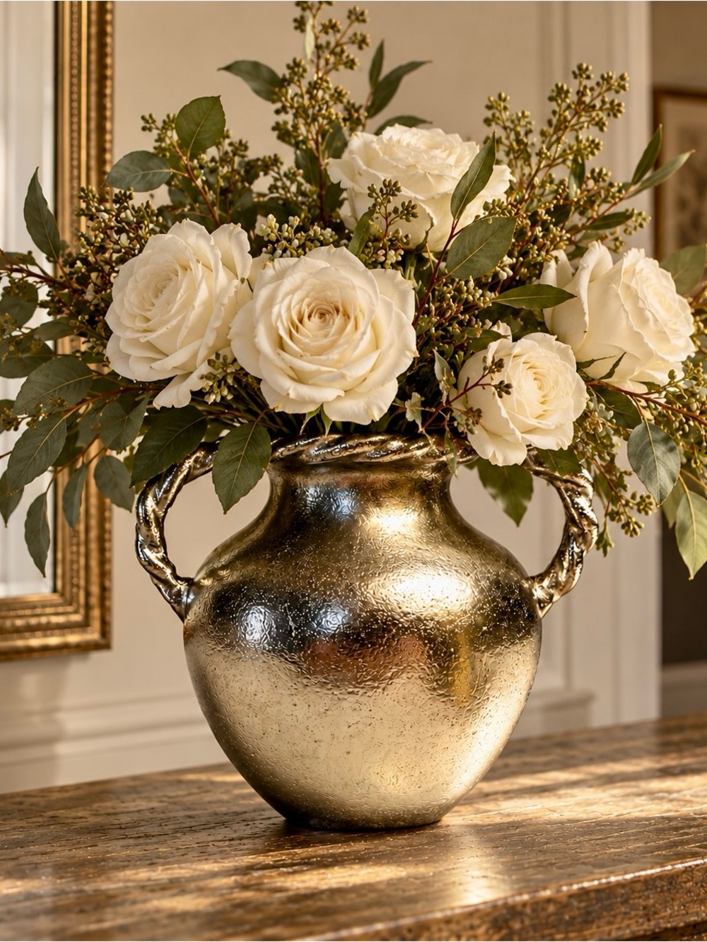 Threshold x Studio McGee Handled Silver Vase